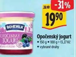 Albert Opočenský jogurt nabídka