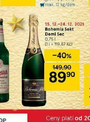 Tesco Bohemia sekt nabídka