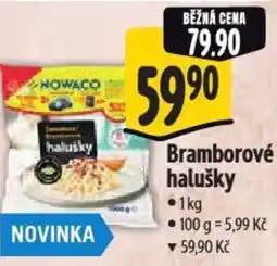 Albert Bramborové halušky nabídka