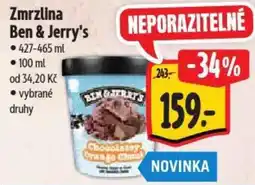 Albert Zmrzlina Ben & Jerry's nabídka