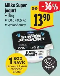 Albert Milko Super jogurt nabídka