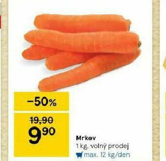 Tesco Mrkev nabídka