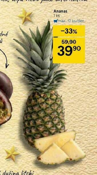 Tesco Ananas nabídka