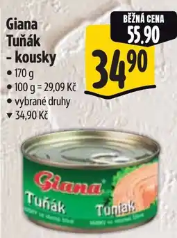 Albert Giana Tuňák - kousky nabídka