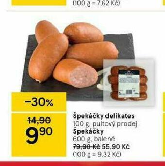 Tesco Špekáčky nabídka