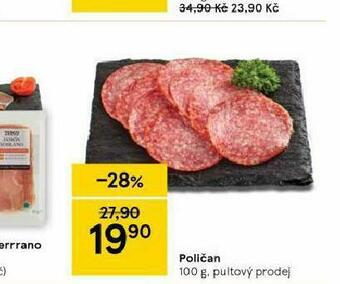 Tesco Poličan nabídka