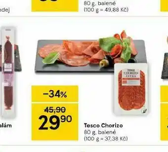 Tesco Tesco chorizo nabídka