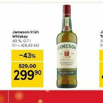 Tesco Jameson irish whiskey nabídka