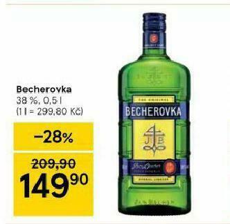 Tesco Becherovka nabídka