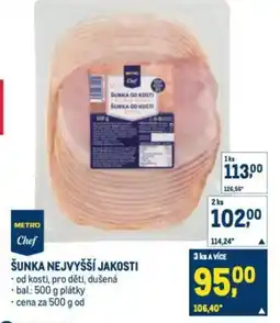 Makro Šunka nejvyšší jakosti nabídka