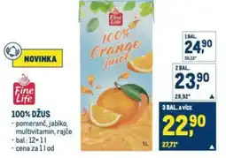 Makro Fine life 100% džus nabídka