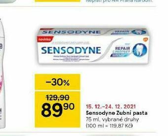 Tesco Sensodyne zubní pasta nabídka