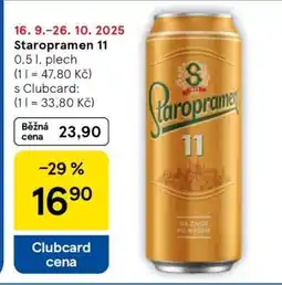 Tesco Staropramen 11 nabídka