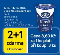 Tesco Olma Klasik jogurt bílý nabídka