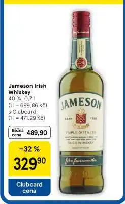 Tesco JAMESON Irish whiskey nabídka