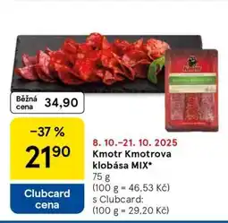 Tesco Kmotr Kmotrova klobása mix nabídka