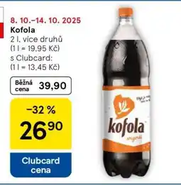Tesco Kofola nabídka