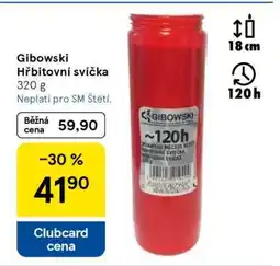 Tesco Gibowski Hřbitovní svíčka nabídka