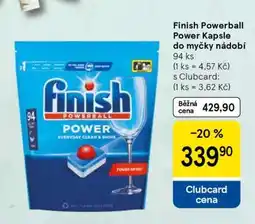 Tesco Finish Powerball Power Kapsle do myčky nádobí nabídka
