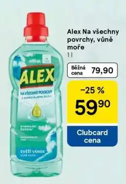 Tesco Alex Na všechny povrchy, vůně moře nabídka