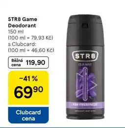 Tesco STR8 Game Deodorant nabídka