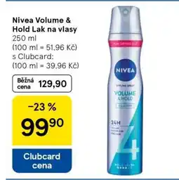 Tesco Nivea Volume & Hold Lak na vlasy nabídka