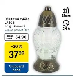 Tesco Hřbitovní svíčka LA503 nabídka