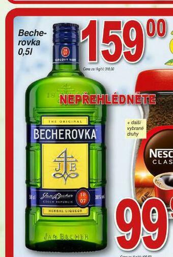 Lidl Becherovka nabídka