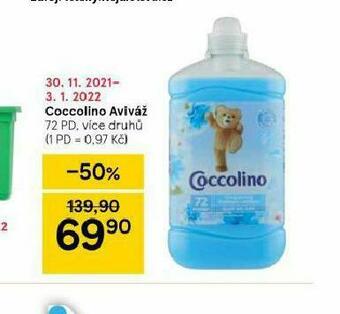 Tesco Coccolino aviváž nabídka