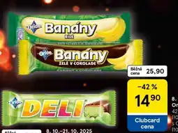 Tesco Orion Banány a Deli nabídka
