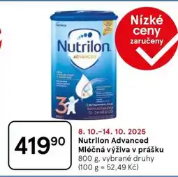 Tesco Nutrilon Advanced nabídka