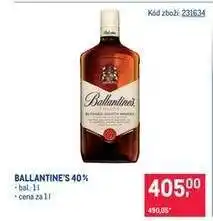 Makro Ballantine’s 40 % nabídka