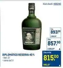 Makro DIPLOMÁTICO RESERVA 40 % nabídka