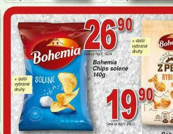Lidl Bohemia chips solené nabídka