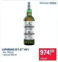 Makro LAPHROAIG 10 Y. O.** 40 % nabídka