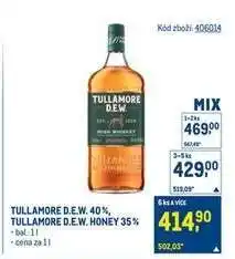 Makro TULLAMORE D.E.W. 40%, TULLAMORE D.E.W. HONEY 35% nabídka