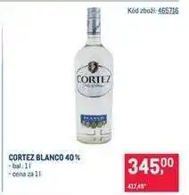 Makro Cortez blanco 40 % nabídka