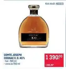 Makro Comte Joseph Cognac X. O. 40 % nabídka