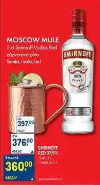 Makro Smirnoff Red 37,5 % nabídka