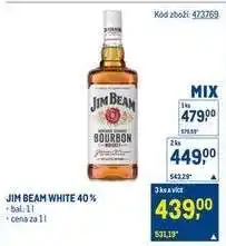 Makro Jim Beam White 40% nabídka