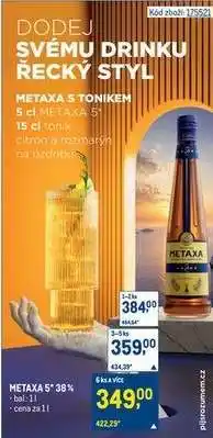 Makro Metaxa 5* 38 % nabídka