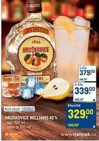 Makro Hruškovice Williams 42 nabídka