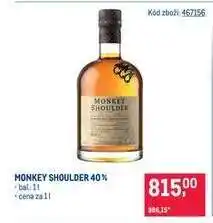 Makro MONKEY SHOULDER 40 % nabídka