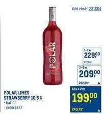 Makro Polar Limes Strawberry 10,5 % nabídka