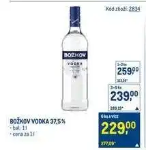 Makro Božkov Vodka 37,5 % nabídka