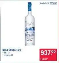 Makro Grey Goose 40 % nabídka