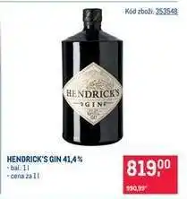 Makro Hendrick’s Gin 41,4 % nabídka