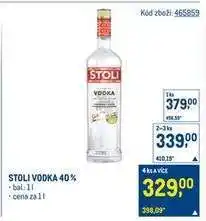 Makro STOLI VODKA 40 % nabídka