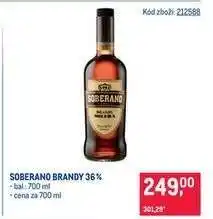 Makro SOBERANO BRANDY 36 % nabídka