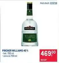Makro Pircher Williams 40 % nabídka